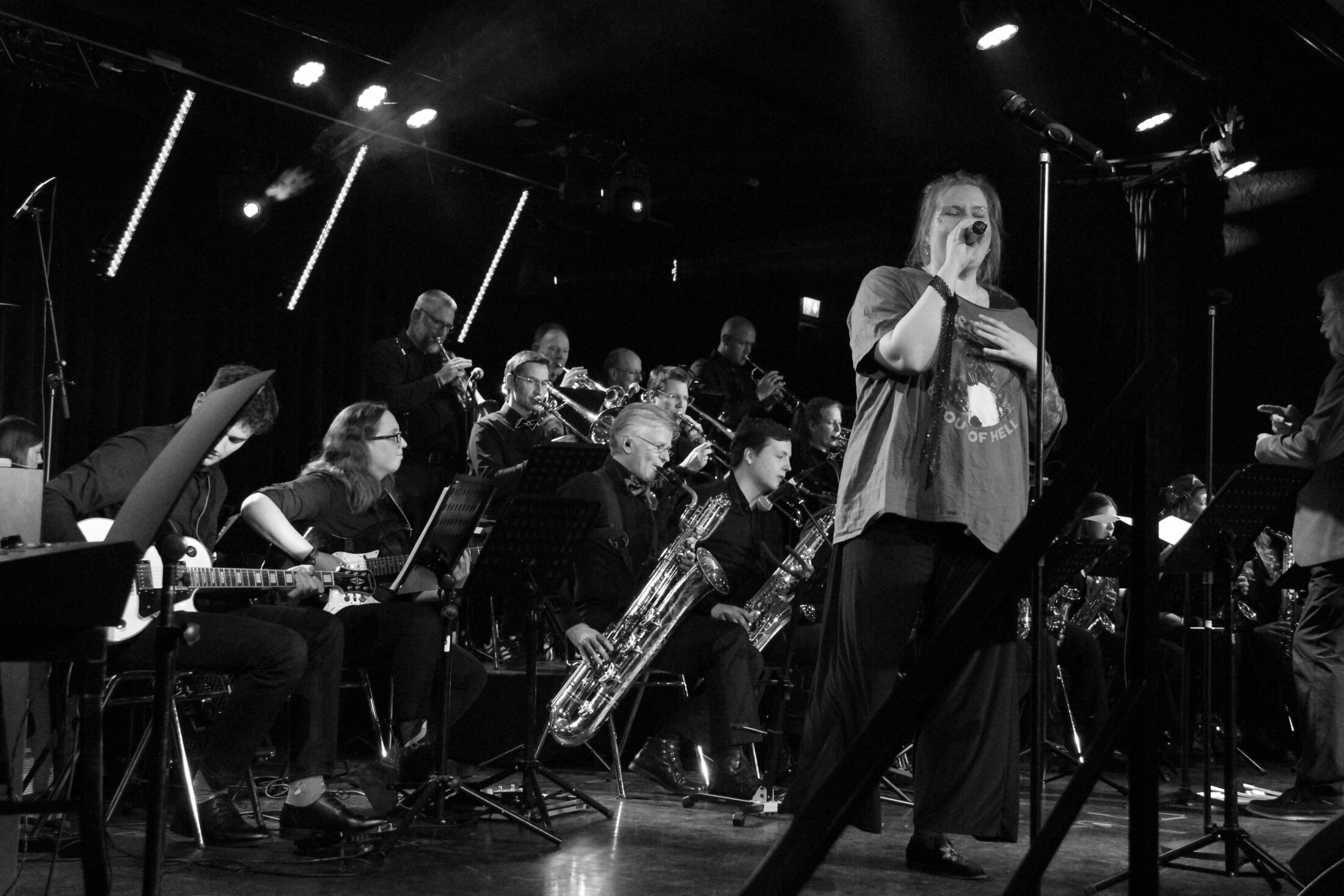Blue Moon Big Band auf der B&uuml;hne